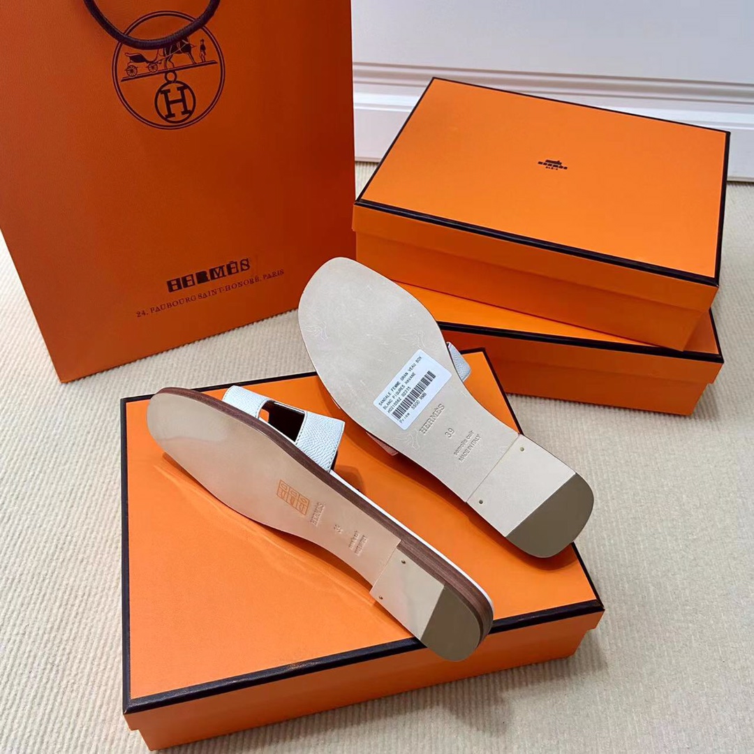 에르메스 올수공 오란 슬리퍼 샌들 앱송 43